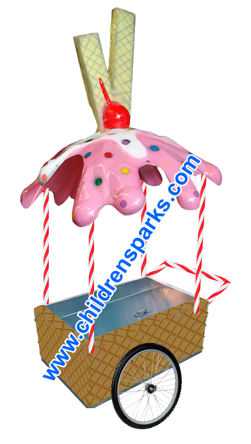 Carrito de Helados para 8 botes de hepado