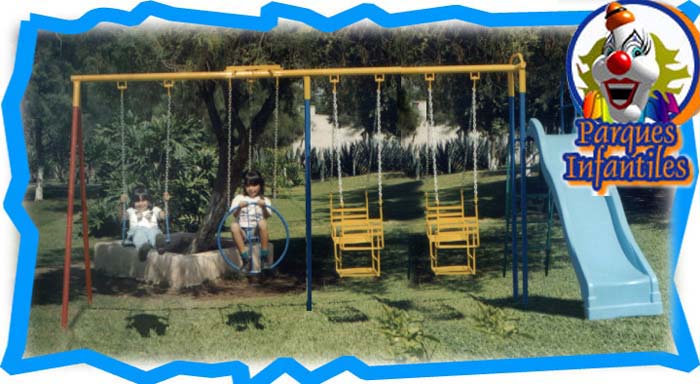 lARGUISIMO COLUMPIO CON RESBALADILLA IDEAL PARA RESTAURANTES CON MUCHOS NIÑOS