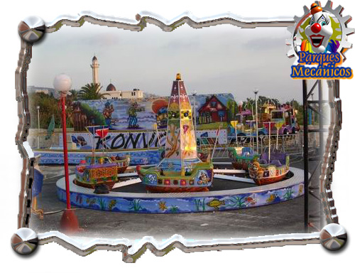 PLATAFORMA DE BARQUITOS GIRATORIOS