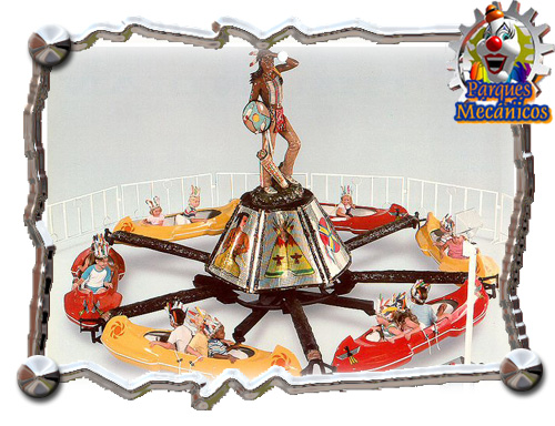 JUEGO MECANICO JUEGOS MECANICOS ATRACCIONES MECANICAS CANOAS Tomahawk